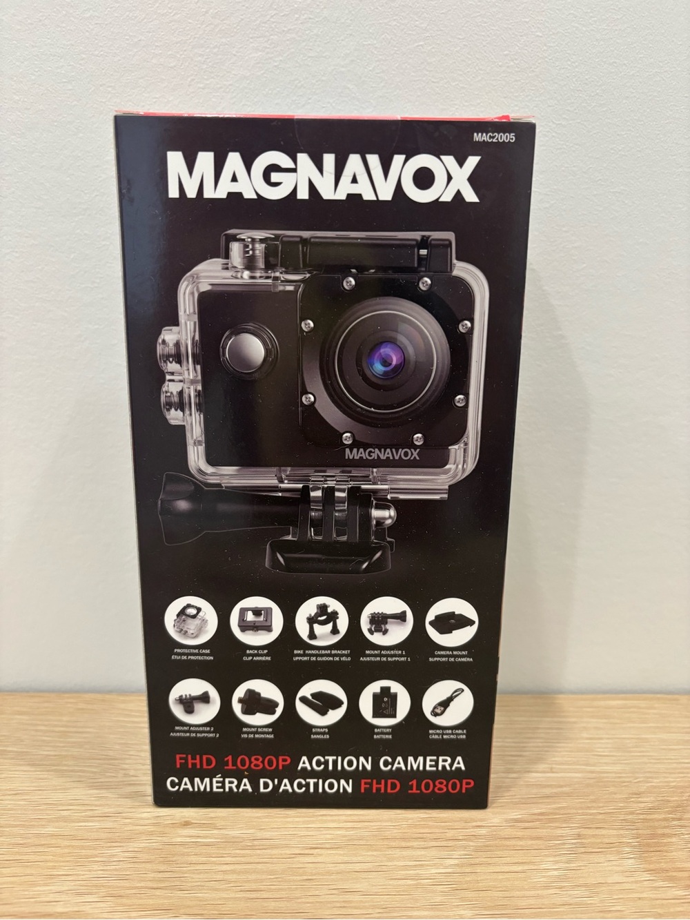 Magnavox FHD 1080P Action Camera - Black